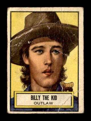 1952 Topps Look N See 63 Billy The Kid F X1712272