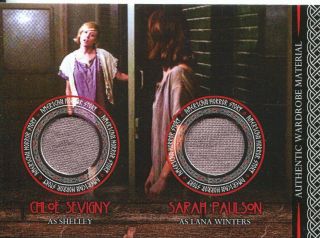 American Horror Story Asylum Dual Wardrobe Card Csd6 Shelley & Lana Winters