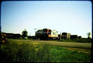 Osld Railroad Slide Soo 400 Gp9 Train 33 Switching Argonne Wi 8/13/74
