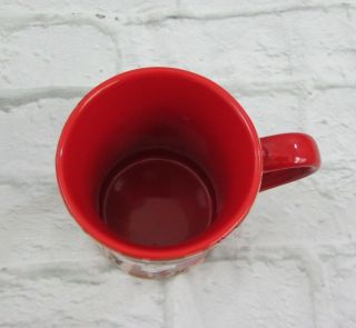 Disney Snow White Dwarfs Grumpy Embossed Coffee Cup Mug Red Large 5 