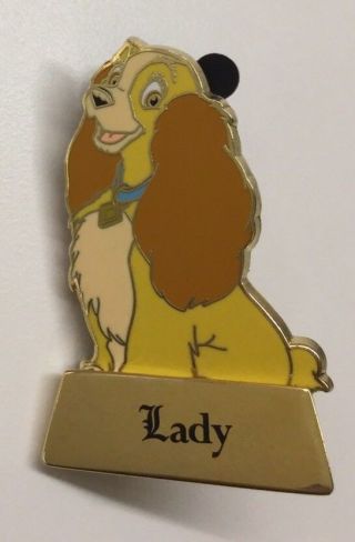 Disney Pin Once Upon A Time Mystery Set Lady Standing Pin Lady And The Tramp Pin