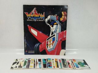 Vintage 1984 Voltron Defender Of The Universe Panini Sticker Album 217 Stickers