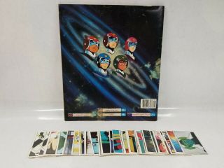 Vintage 1984 Voltron Defender of the Universe Panini Sticker Album 217 Stickers 2
