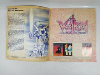 Vintage 1984 Voltron Defender of the Universe Panini Sticker Album 217 Stickers 4
