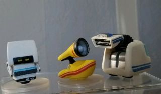 Wall - E Disney Pixar M - O,  Light Bot And Vac Pvc Figures Loose F/s Rare 1.  5 "