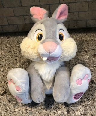 Disney Store Exclusive Thumper Bunny Rabbit Plush Bambi Large 14 " Stuffed Animal