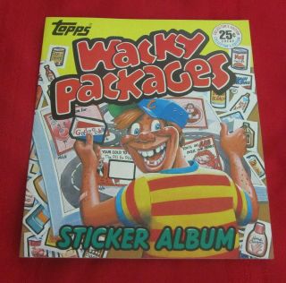1982 Wacky Packages Sticker Album Nm/mt @@ @@
