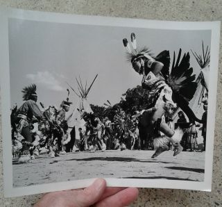 Kickapoo Native Americans Performing 1971 Photograph Eagle Pass,  Texas