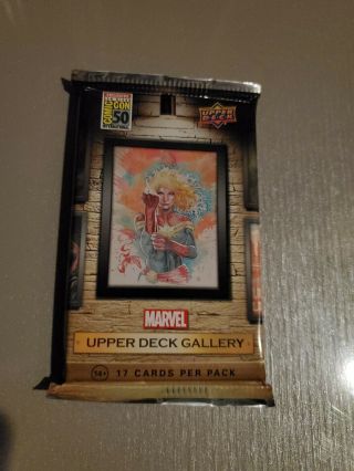 Sdcc 2019 Con Exclusive Marvel Upper Deck Gallery Trading Card Pack