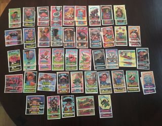 Vintage Topps Series 9 Garbage Pail Kids Stickers/cards.  Complete