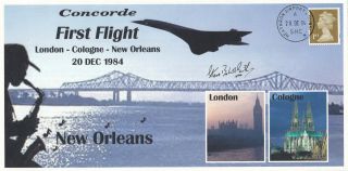 (a30091) Gb Cover Concorde Captain Signed Cologne Bohill - Smith 2004 No 1 Of 1
