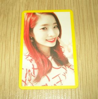 Twice 3rd Mini Album Coaster Lane2 Knock Knock Yellow Dahyun Photo Card Official