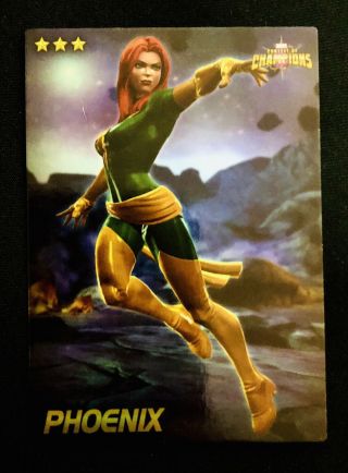 Phoenix: Rare Foil Card 51,  Marvel Contest Of Champions Dave & Buster 