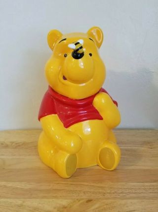 Disney Winnie The Pooh Ceramic Cookie Jar By Treasure Craft