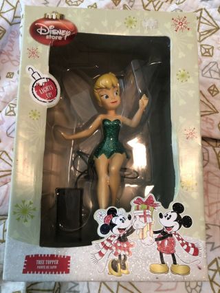 Disney Store Tinkerbell Holiday Tree Topper