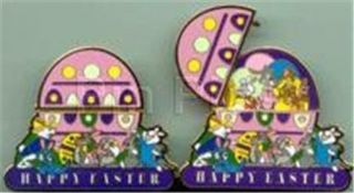 Hinged Egg Happy Easter Disney Bunnies Bunny 2000 Le 7500 Wdw Disney Pin 4703