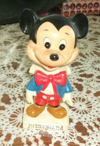 Mickey Mouse Vintage Disneyland Bobble Head Doll