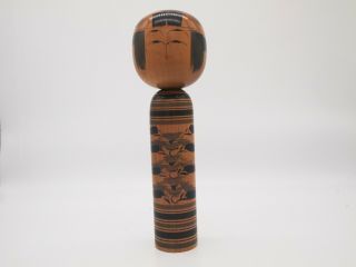 9.  4inch Japanese Vintage Wooden Kokeshi Doll Signed " Tatsuo "