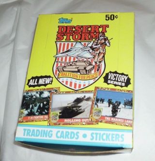 Desert Storm Victory Series Trading Cards 36 Count.