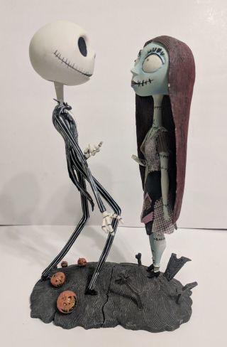 Nightmare Before Christmas Jack And Sally Bobble Head Knockers 2 - Pack By Neca