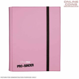 Ultra - Pro Pink Pro Binder - Includes 20 Trading Card Pages To Hold 360 Cards
