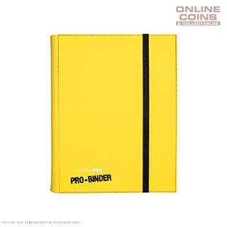 Ultra - Pro Yellow Pro Binder - Includes 20 Trading Card Pages To Hold 360 Cards