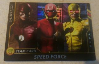 Injustice Arcade Video Game Team Speed Force Series 2 Holo Foil Card Number 102