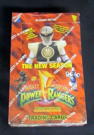 1994 Collect A Card Mighty Morphin Power Rangers Series 3 Retail Box