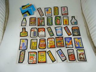Vintage 5th Series Wacky Packages Pack Topps Chewing Gum Trading Cards Stickers