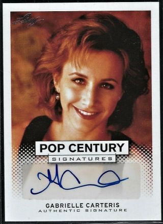 2013 Leaf Pop Century Signatures Autograph Auto Gc1 Gabrielle Carteris