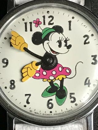 Vintage Walt Disney Minnie Mouse Collectible Watch Rare Paris Theme