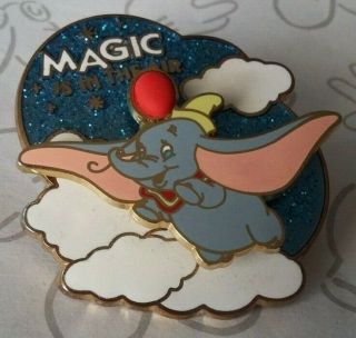 Dumbo Magic Is In The Air Red Balloon Clouds 3d Le 3000 Dlr Disney Pin 118790