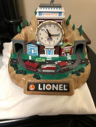 Lionel Train 100th Anniversary Clock Voice Animation Alarm Train Tlc