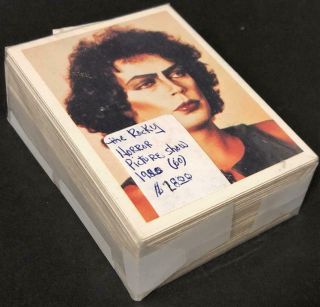 Vintage Rocky Horror Picture Show Complete Set Of 60 Trading Cards Mt
