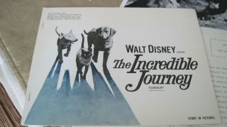 HTF 1960s Disney The Incredible Journey/ Legend of Lobo Promo Memorabilia 3