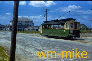 02 Trolley Five Mile Beach Electric Railway 26 In Wildwood Nj Duplicate Slide