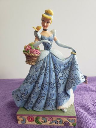 Retired Disney Traditions Jim Shore Cinderella Figurine " Spring Romance "