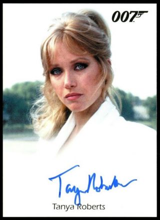 2012 Tanya Roberts As Stacey Sutton James Bond A View To A Kill Auto Autograph