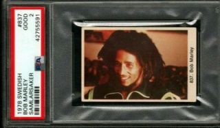 1978 Bob Marley Psa 2 Swedish Samlarsaker 837 Pop 1 Highest