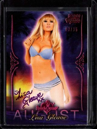 Lisa Gleave 3/15 2019 Benchwarmer 25 Years Card Of The Month Cw1