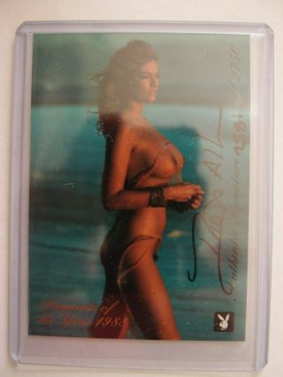 1988 Playboy Pmoy - India Allen Autographed Trading Card - 2581 / 2750