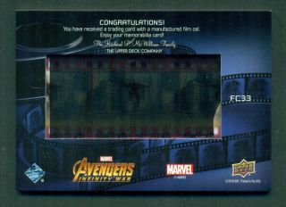 UD Avengers Infinity War Film Cels FC33 All Hands On Deck SP 2
