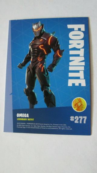 2019 PANINI FORTNITE SERIES 1 TRADING CARDS FOIL LEGENDARY OUTFIT OMEGA 277 2