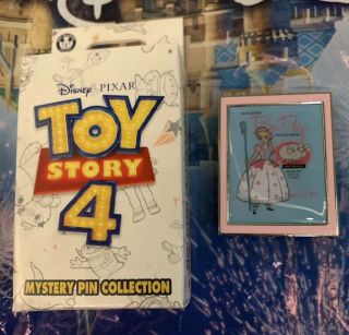 Disney Parks Trading Pin Toy Story 4 Mystery Set Little Bo Peep & Sheep Poster