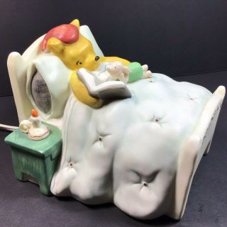 Classic Winnie The Pooh And Piglet Night Light Porcelain Nursery Story Time