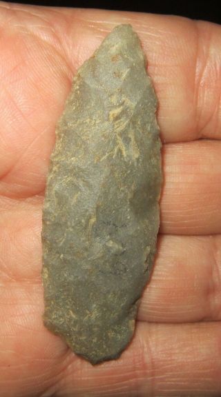 Well Authentic Missouri Artifact 2 9/16 " Spear Arrowhead Butler County