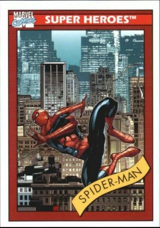 2013 Fleer Retro Marvel 1990 Impel Marvel Universe 20 Spider - Man