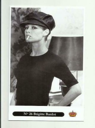 N459) Brigitte Bardot Empire (26) Photo Postcard Film Star Pin Up Glamour