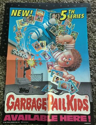 Garbage Pail Kids 1986 5th Series Box Topper Poster