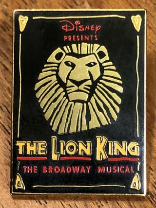 Disney Presents The Lion King The Broadway Musical Lapel Hat Pin Award Winning
